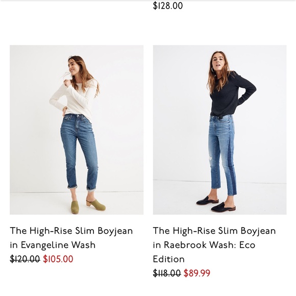 High Rise Slim Boyjean in Raebrook Wash Eco edition - Picture 8 of 9